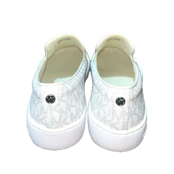 MICHAEL Michael Kors Teddi Signature Logo Slip-On Sneaker,Bright White,Size 6.5M - Picture 7 of 12